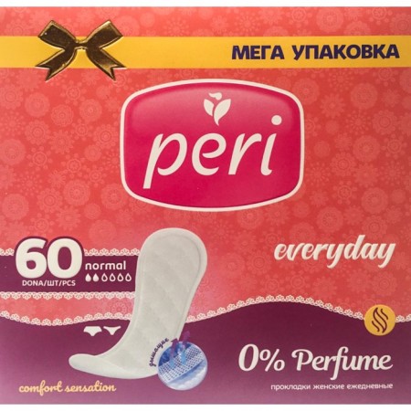 Gaskets Women's Daily Peri, 0% Parfume, 60 pcs