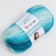 Yarn "Angora Active" 20% wool, 80% acrylic 500m/100g (845 white-turquoise)