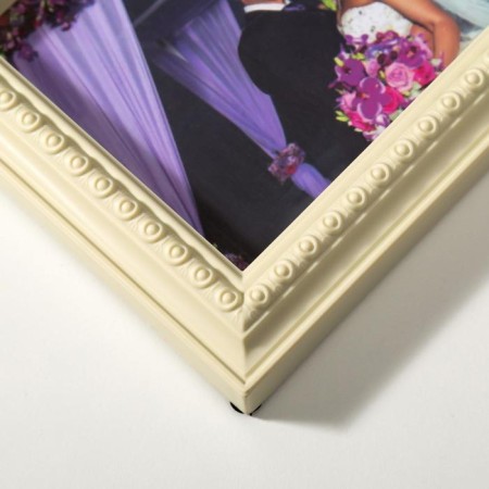 Photo frame-collage "Love" in 3 photos, ivory (plastic screen)-1