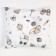 Toy pillow 20x25 cm, flannel 170 g/m, cotton 100%