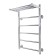 Water towel "Sanprise" Aurora P6, 400x700 mm, with a shelf, right, chrome
