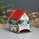 New Year's tea house "with love" 10.5x9.5x12 cm