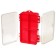 Helios equipment box double -sided, 14 x 8 x 4 cm, red
