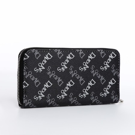 Women's wallet with lightning, black color-1