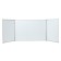 Magnetic marker board 300*100/100*75*2 Calligrata, three-section, in aluminum frame