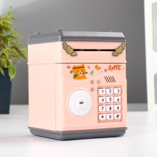 Piggy bank Plastic for coins and bills 