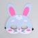 Carnival mask "Bunny"