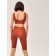 Women's bicycles with the braid "Kosichka" Mirey Short Leggings Plait, size 44-46, color cinnamon