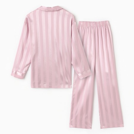 Female pajamas (shirt, trousers) KAFTAN "strip", powder, p.44-46-10