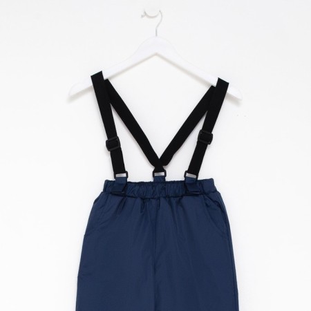 Baby trousers insulated, dark blue color, height 116 cm-5