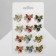 Brooch "Heart" with a bow, color mix in gold (indivisible packing 12 pcs., Price per pcs.)