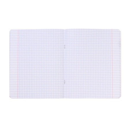 Notebook A5, 48 sheets in a cage "on book shelves", cover of shared cardboard, selective varnish, rounded corners, block 65, 5V, mix-1