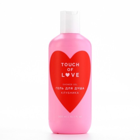 Shower gel Just Love, 300 ml, strawberry aroma, pure happiness-3