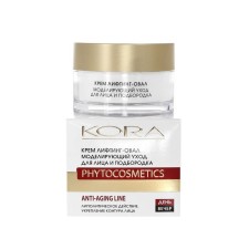 Cream Lifting-Oval for the face of Kora, modeling facial care and chin, 50 ml