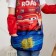 Apron with overshrower children's "Cars", 49x39 cm