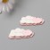 Decor for creativity wood, plastic "Sleeping cloud" Mirror set 2 pcs 5.3x2.6 cm mix