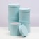 Set of round boxes 5 in 1 "paints", turquoise, 25 x 25 x 25 - 19 x 19 x 19 cm
