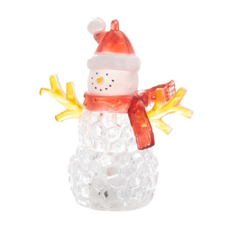 Night Snowman LED 1W RGB 3HLR44 Transparent 8x8x10cm Risalux-7