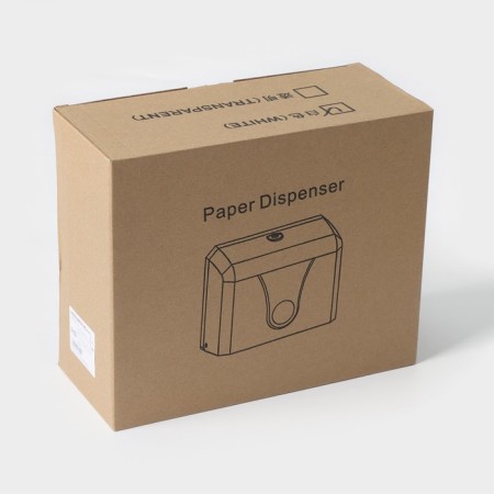 Dispenser of paper towels in sheets, 26 × 12 × 22 cm, white color-7