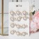 Brooch "Snail" with a pearl, white color in gold (indivisible packing 12 pcs., Price per pcs.)