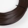 Rang artificial smooth 7 mm 100 m half a pipe (wenge)