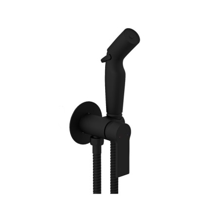 Hygienic shower Cersanit Brasko Black, built -in, one -rod, black