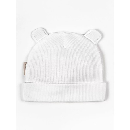 Children's cap Amarobaby Fashion Bear, size 46-48, Milk color-3