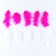A set of feathers for decor, set of 10 pcs., Size 1 pc. - 10 × 2, Mix colors