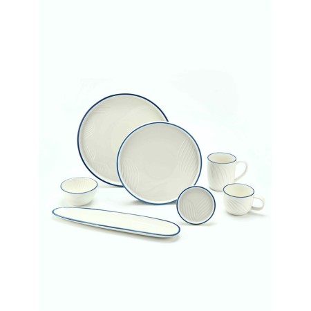 Ceramic Dolce Ceramo plate. Ocean, 23 x 23 cm-3