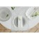 Porcelain shade “Susan”, d = 27 cm, white color