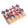 Decorative clothespins with a rope for the suspension "Kakei" set of 10 pcs.