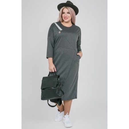 Women's dress, size 60, gray color