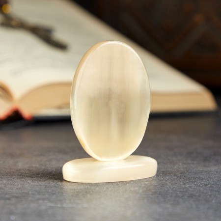 Icon "Vladimir", on a stand, selenite-2