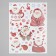 New Year sticker interior color "Santa Claus" 30x40 cm
