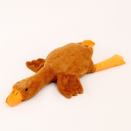 Soft toy "Goose", 90 cm, beige color-1