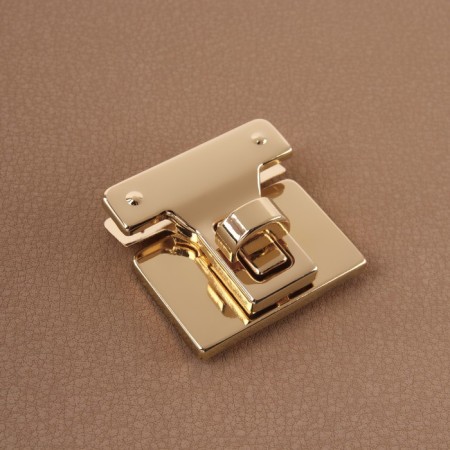 Bag -3.3 × 3.3 cm fastener, golden color-1