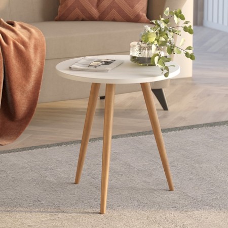 Coffee table "Sphere", 450 × 450 × 496 mm, color white snow