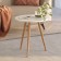 Coffee table "Sphere", 450 × 450 × 496 mm, color white snow