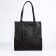Bag Vita with a zipper, brown color