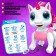 Robot Unicorn "Peter" Woow Toys, programmable, on the control panel, interactive: sound, light, dancing, on the battery, pink