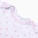 Body baby with long sleeve, white/heart color, height 62