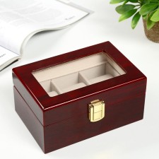 Casket wood for clock 3 departments 