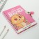Questionnaire on a lock, in a solid cover A6, 40 sheets "for the sweetest girl"