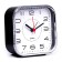 Clock - desktop an alarm clock, discrete move, 10.5 x 10.5 cm, aa