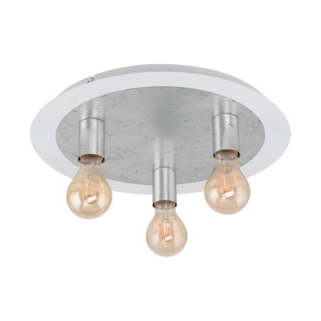 Passano 3x4W lamp E27 White, silver