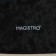 Porcelain napnage magistro "night rain", 12 × 5.7 × 8.2 cm, black color is black