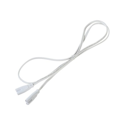 Connective wire for lamps, connector l/n, 100 cm, white