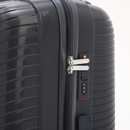 Big suitcase 28 ", a lightning department, code castle, 4 wheels, dark gray color-3