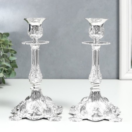 Summary Metal "Ludwig" set 2 pcs Color silver 19x10x10 cm-1