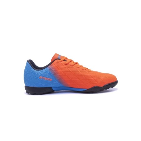 Beats football ATEMI SBA-005 Turf, Orange/ Blue color, size 40-9